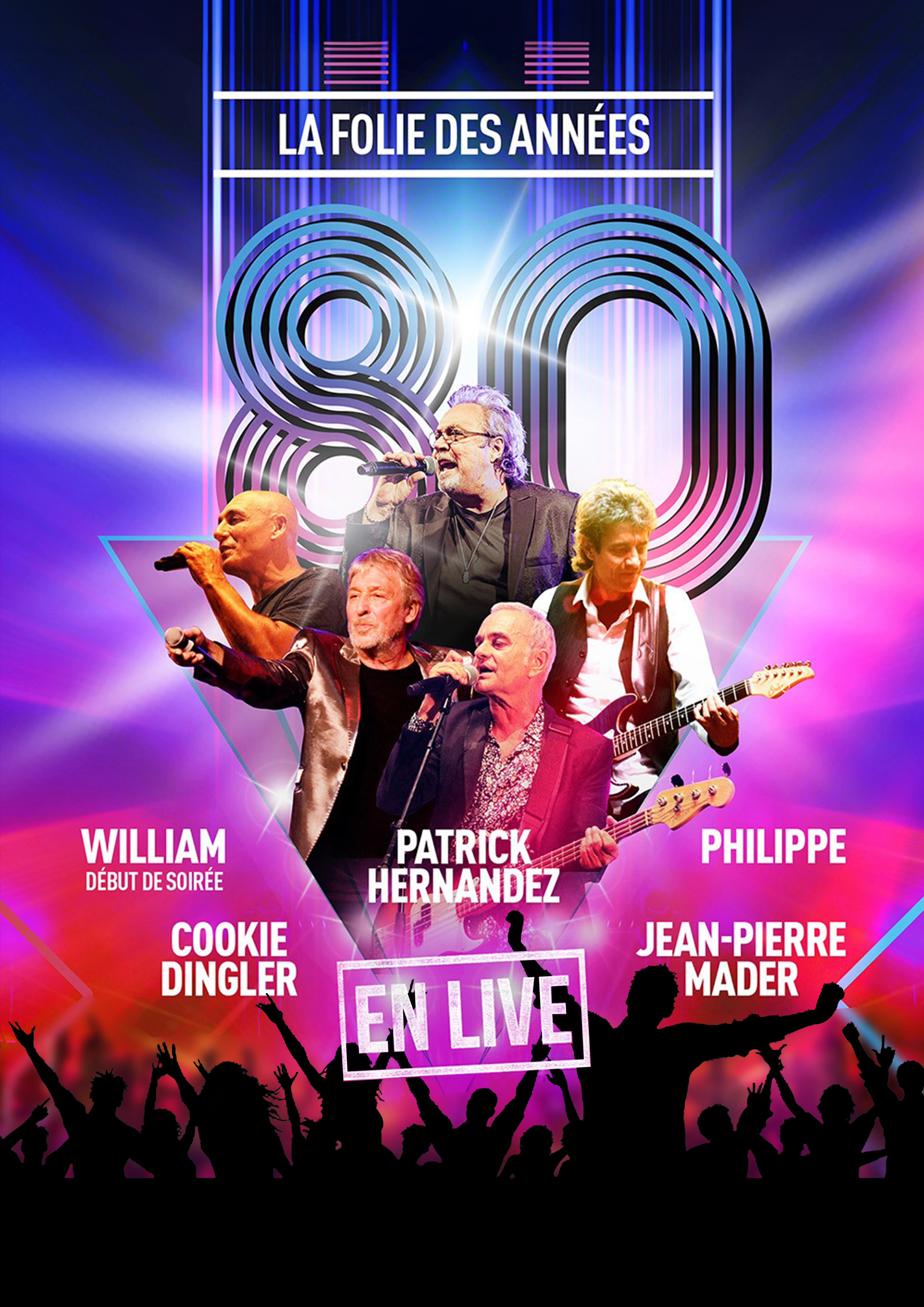 Claude Gérard Production présente La folie des années 80